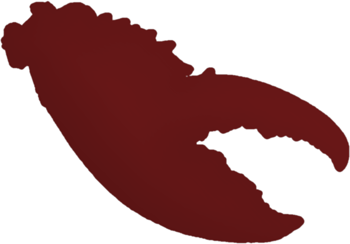 Crustacean claw silhouette